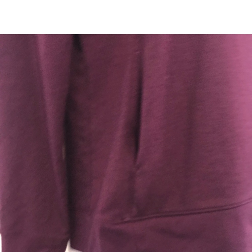 Cascade Collective Purple Cowl Neck Sweater with thumb holes color plumb size:s - Picture 9 of 10